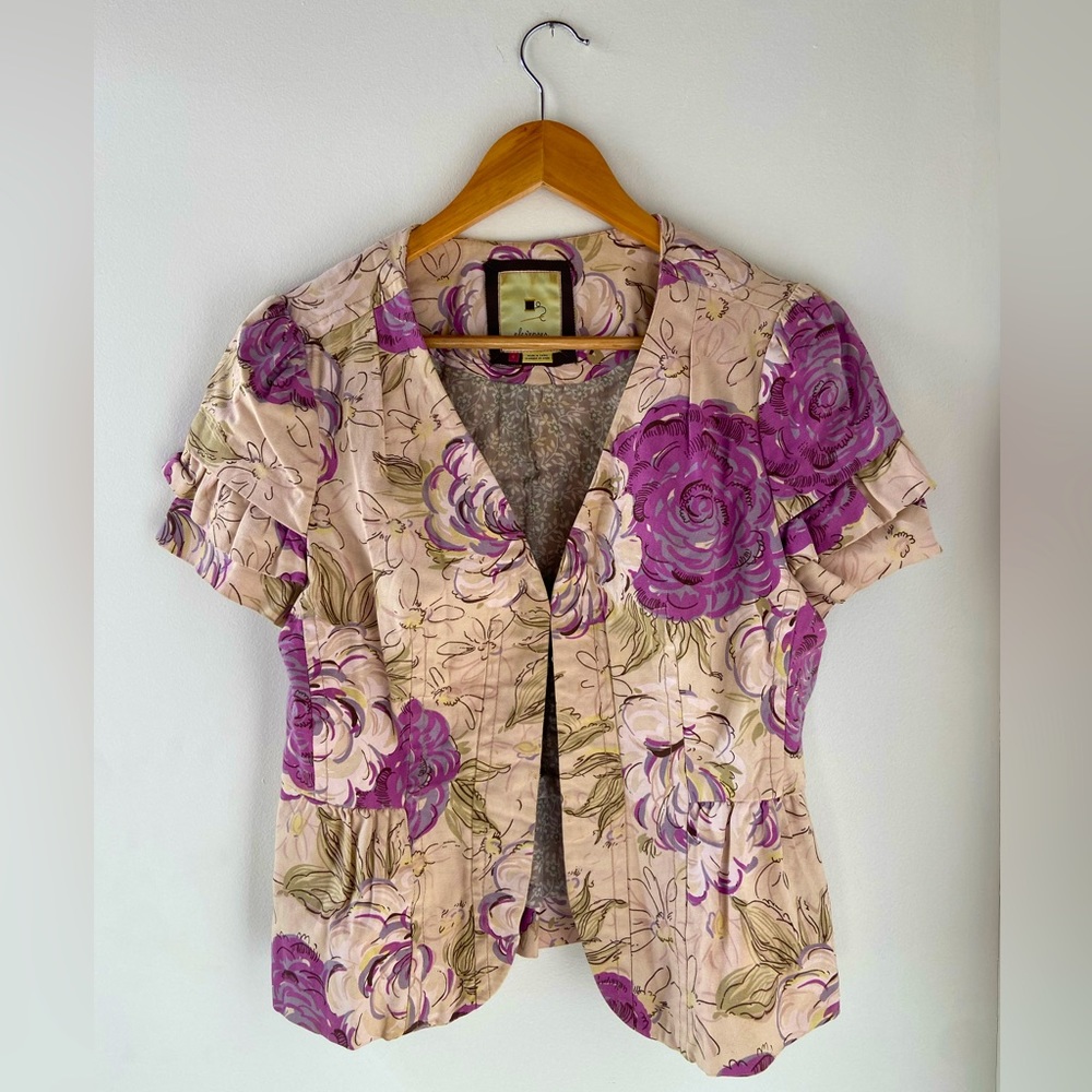 Elevenses Hook & Clasp Bustier Top Size 6